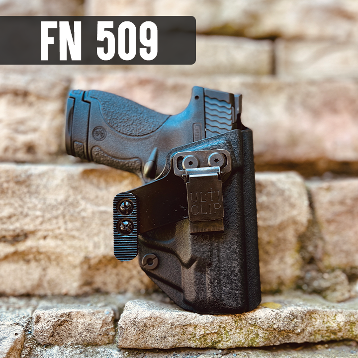 FN 509 Compact IWB Belt-less Kydex Holster (Black Series)