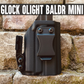 Glock 19 23 32 w/ Olight Baldr MINI IWB Kydex Holster (Black Series)