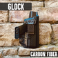 GLOCK IWB Belt-less Kydex Holster (CARBON FIBER Series)
