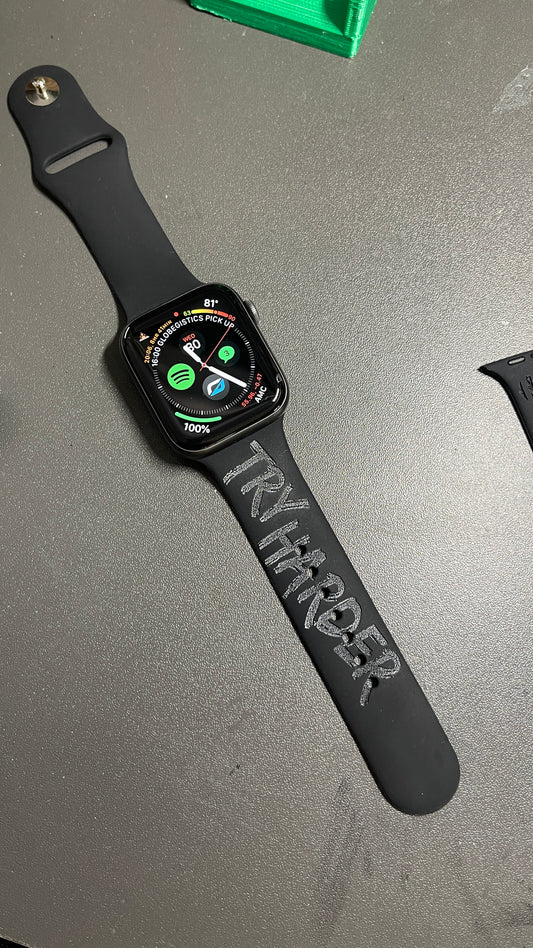 Try Harder Apple Watch band